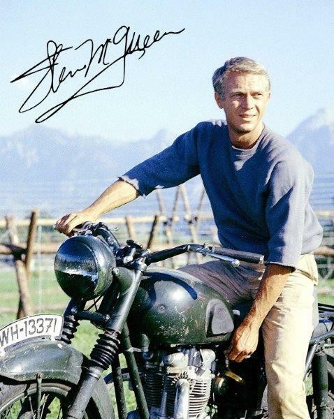 STEVE MCQUEEN 8.5x11 Signed Photo Reprint