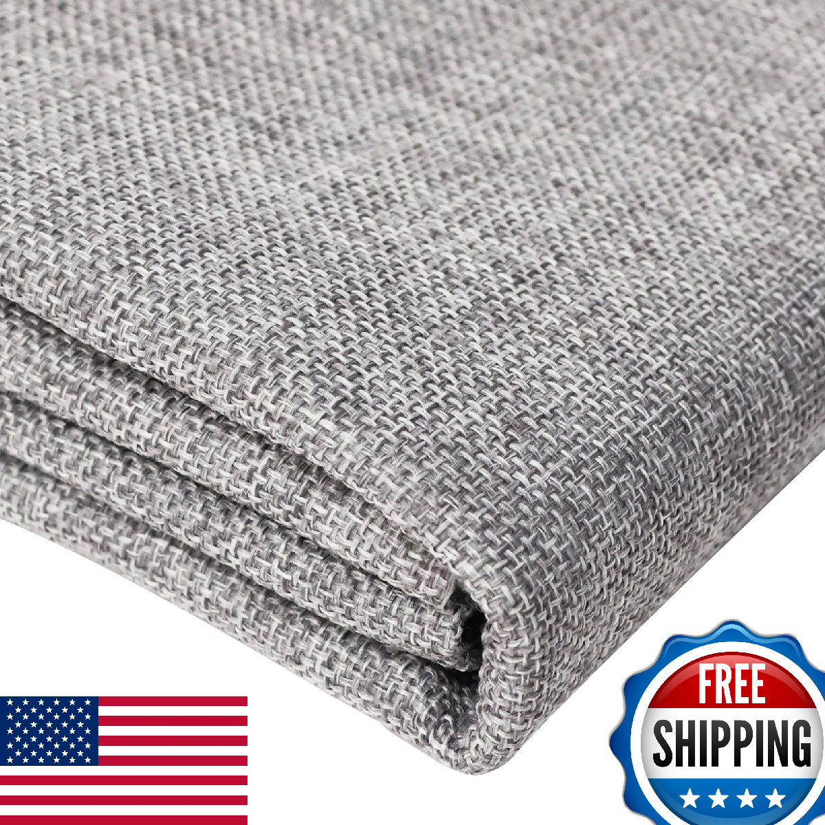 80x57" Thickened Linen Fabric Premium Multi-Purpose for Wedding, DIY, Home Decor