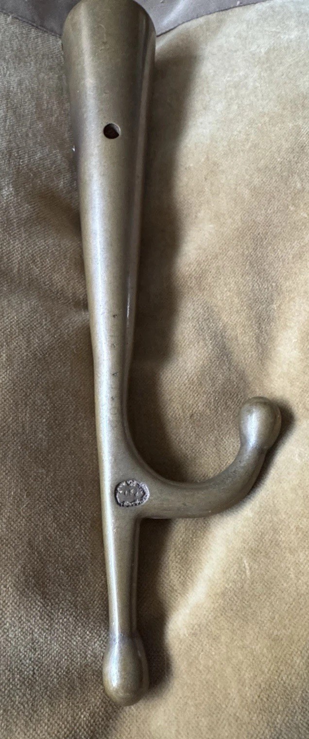 Antique Wilcox Crittenden Bronze Boat Hook 8.25”L Marine Yacht Industrial Brass