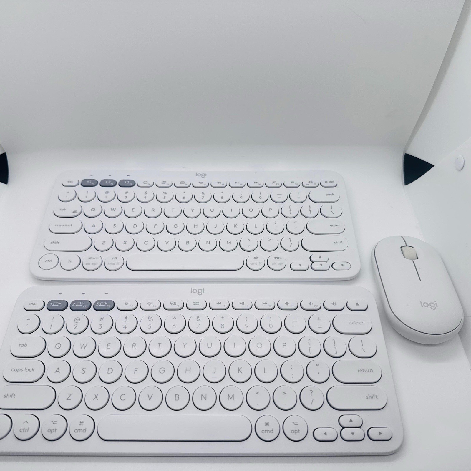 Logitech k380 bluetooth 2 keyboard & mouse combo set for windows, MacOS, ipad.