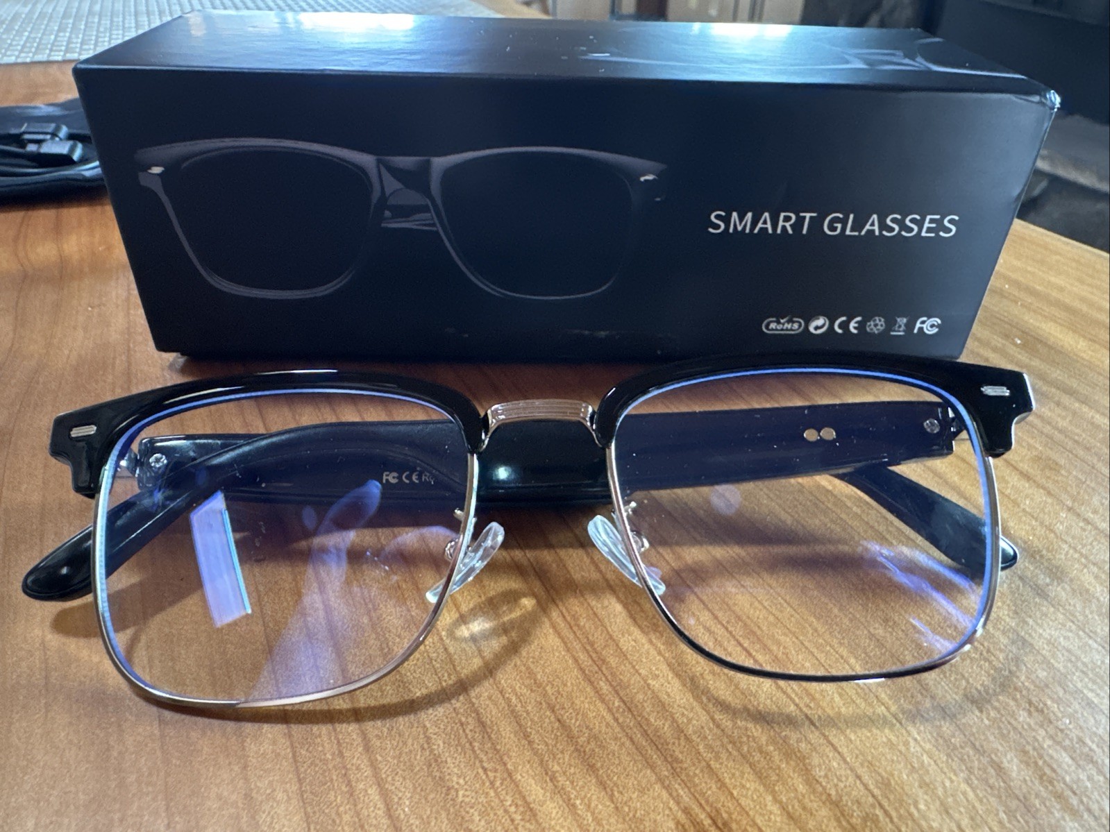 NEW Bluetooth Audio Smart Glasses E13 Mens Womens Blue Light Glasses Hands-Free