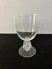 Wine Glasses N° 5 Bellini Model Lalique Crystal H: 13.5 Cm