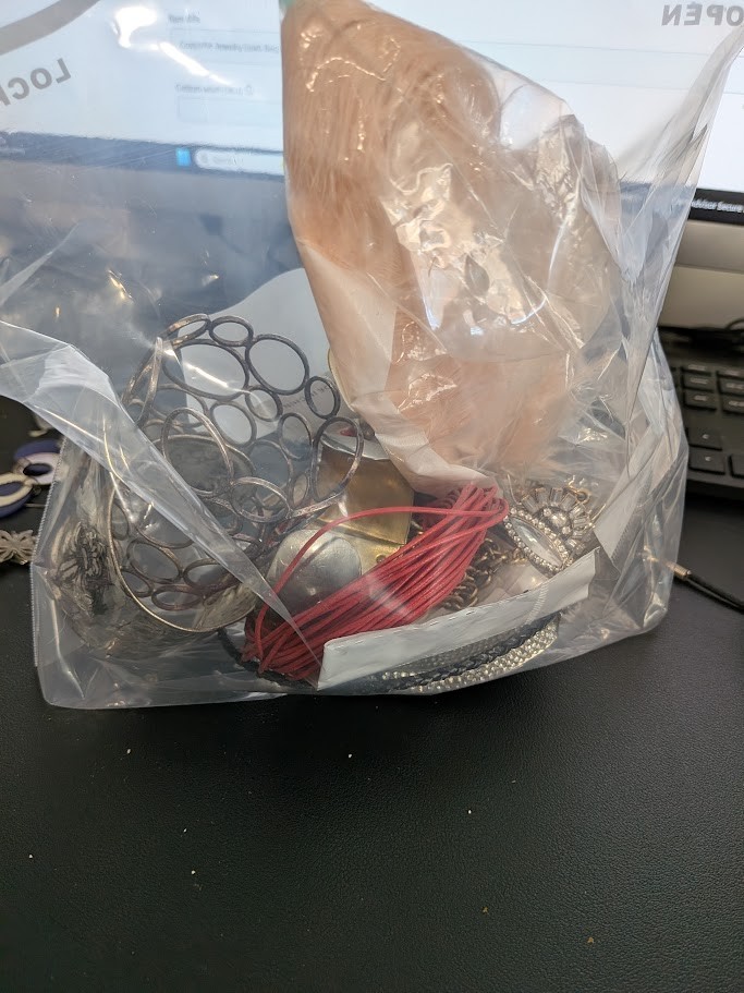 Costume Jewelry Grab Bag 1 LB Plus Mixed Lot Repair Wearable Crafts