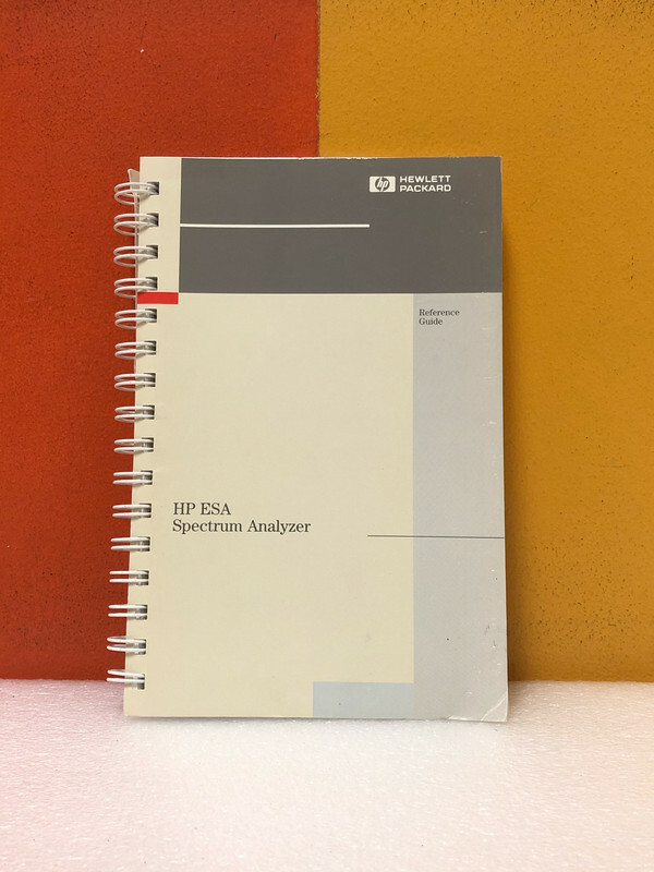 HP E4401-90112 ESA Spectrum Analyzer Reference Guide