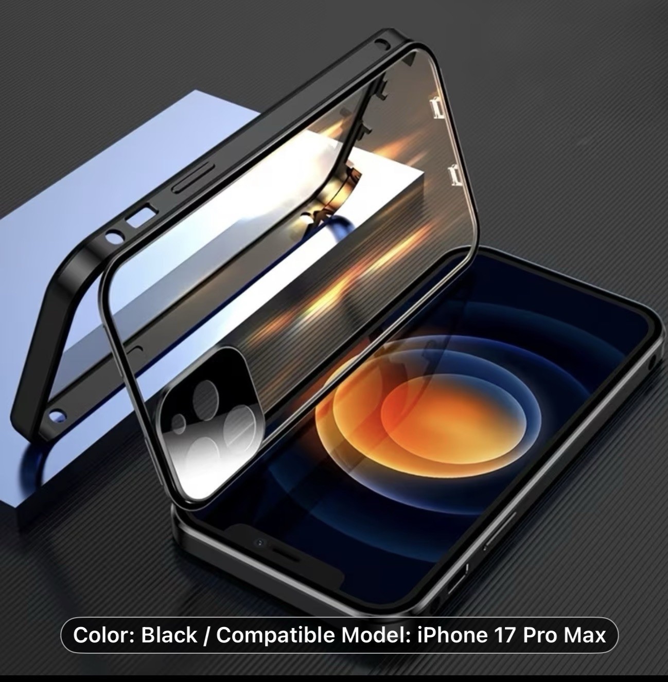 3pcs Set [1 Phone Case And 2 Tempered Glass Screen Protectors]360° Full Protecti