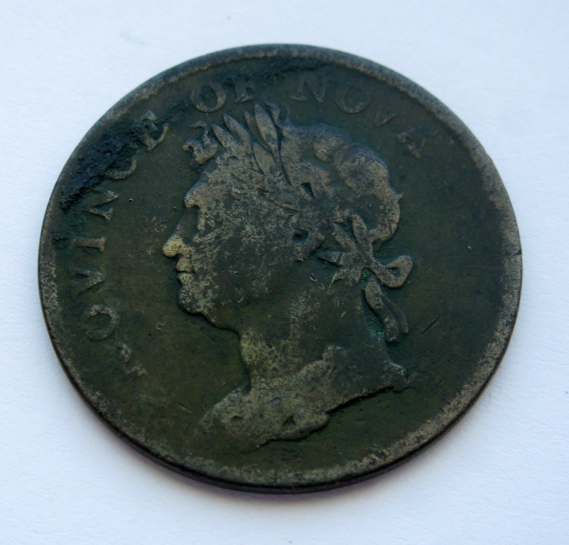 1824 Nova Scotia Half Penny Token - NS-1C