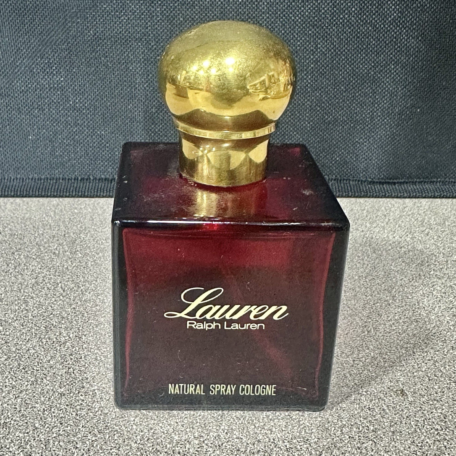 Ralph Lauren Natural Spray Cologne 4 oz. Empty Bottle VINTAGE