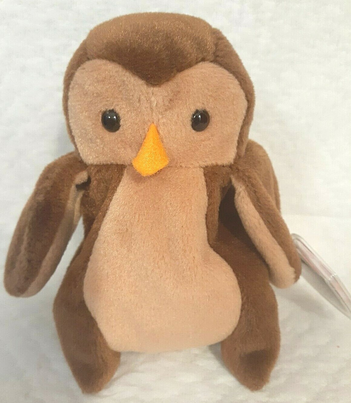 Ty Beanie Baby HOOT the OWL Retired Vintage 1995 wise new with tags style 4073
