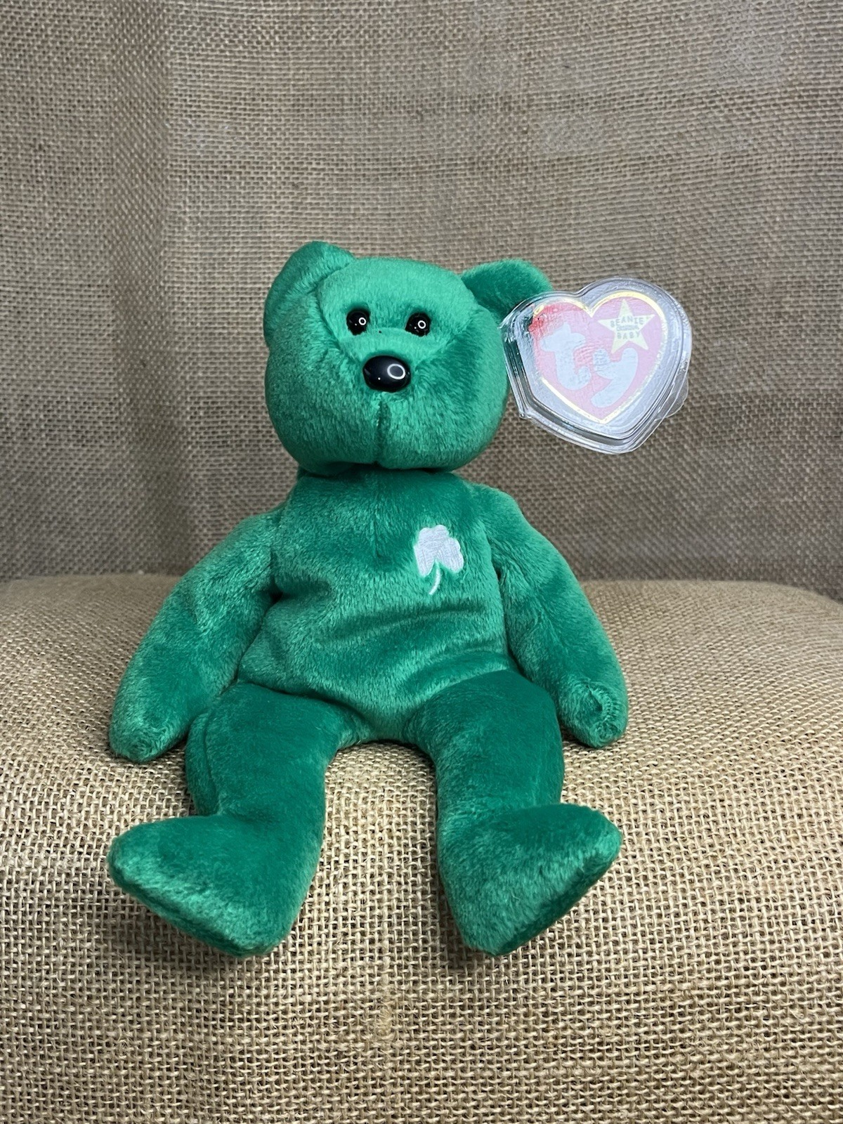 Ty Beanie Baby Erin The Bear 1997 Retired Plush Toy Numbered