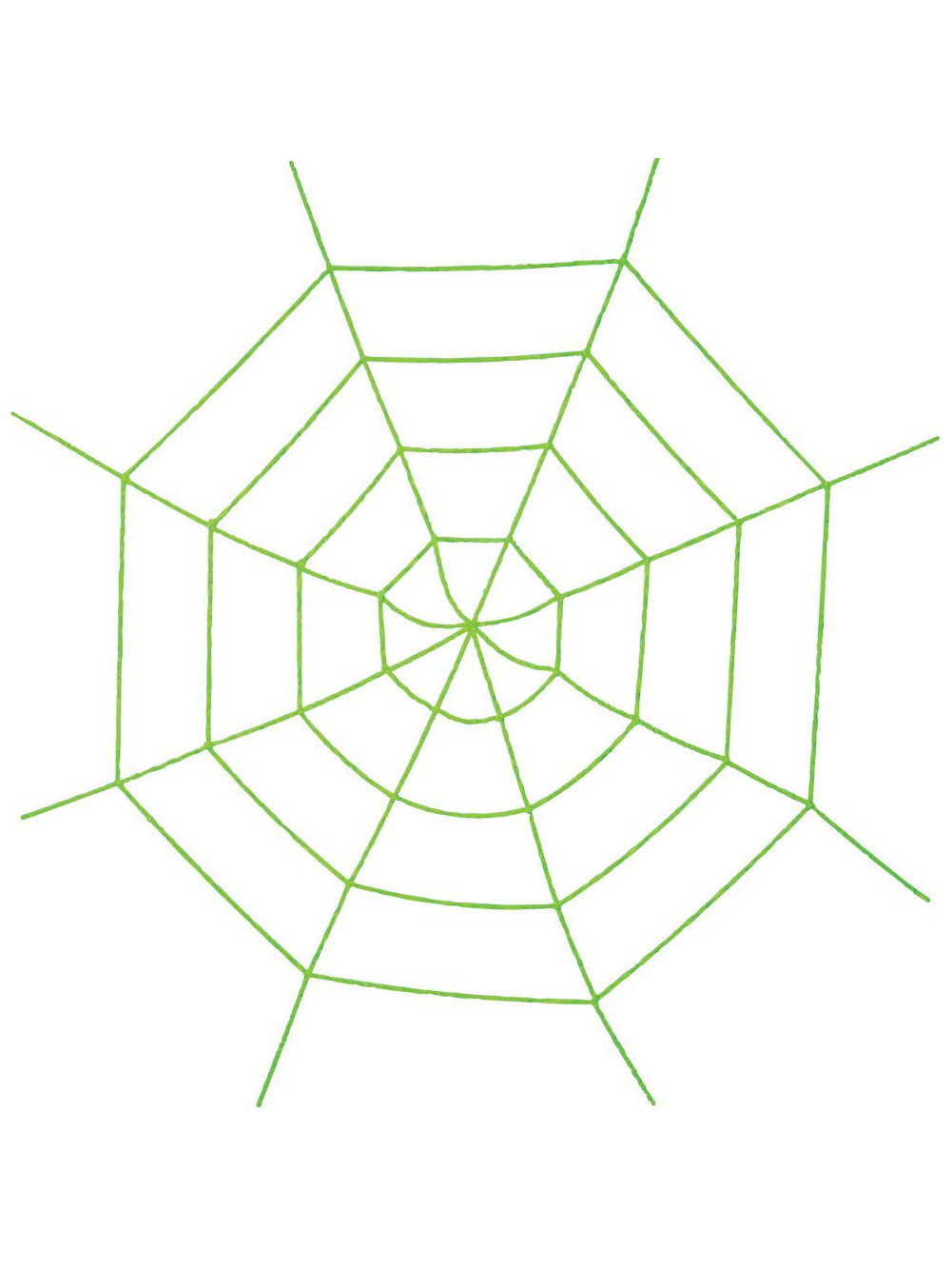 Creepy Crawly Stretchy Fabric Spider Web