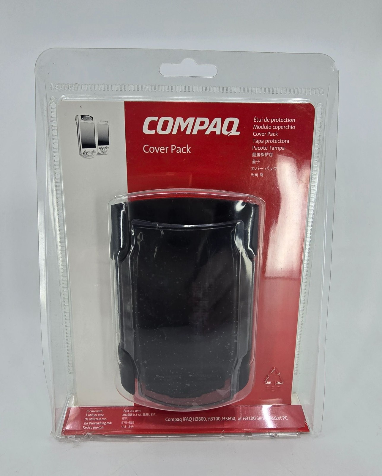 COMPAQ iPAQ Pocket PC Cover Pack Case Black for H3800 H3700 H3600 New