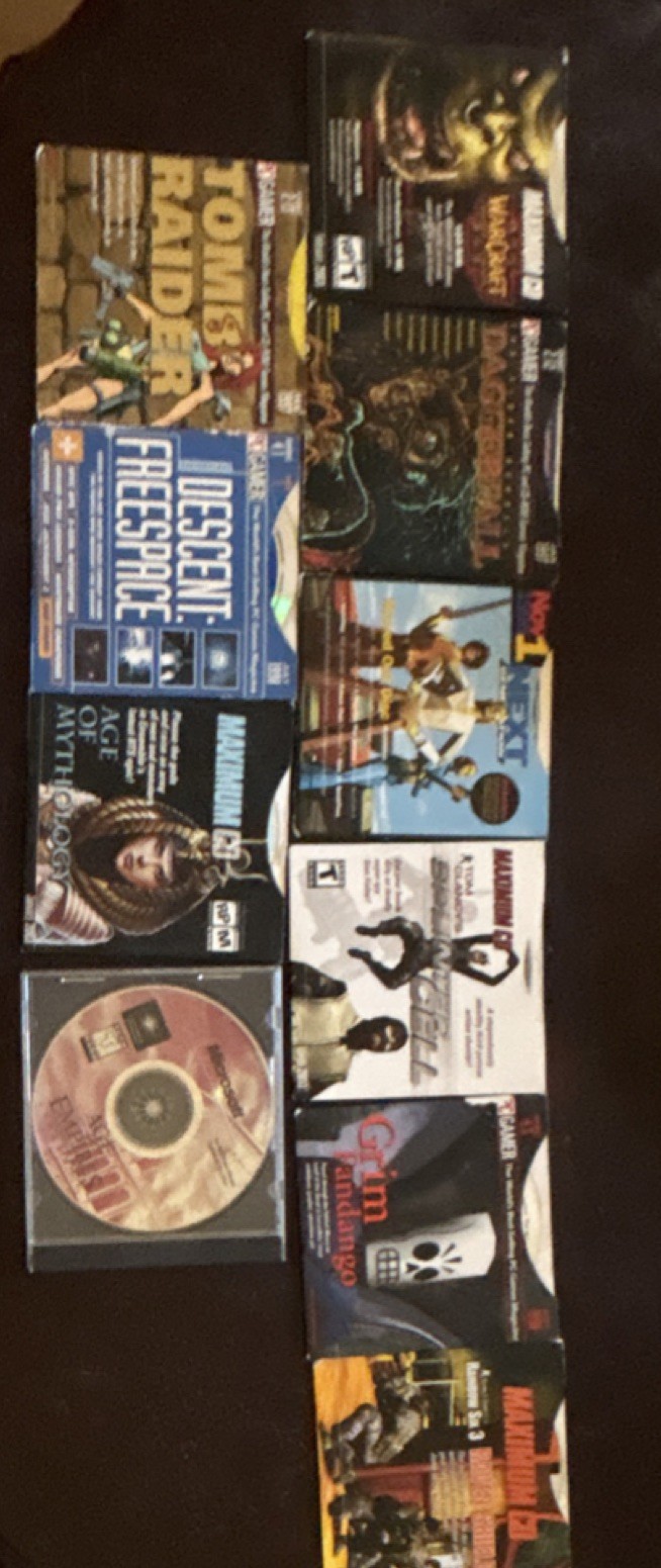 LucasArts Tomb Raider Adventure Action Game Lot - Discs & Cases Included