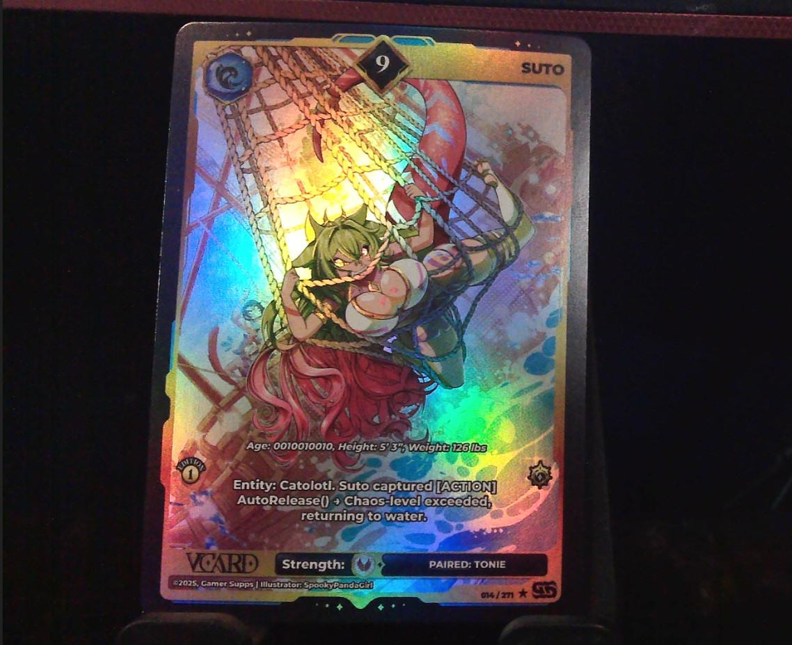 VCard Divine Chaos First Edition - Holo 9 - Suto