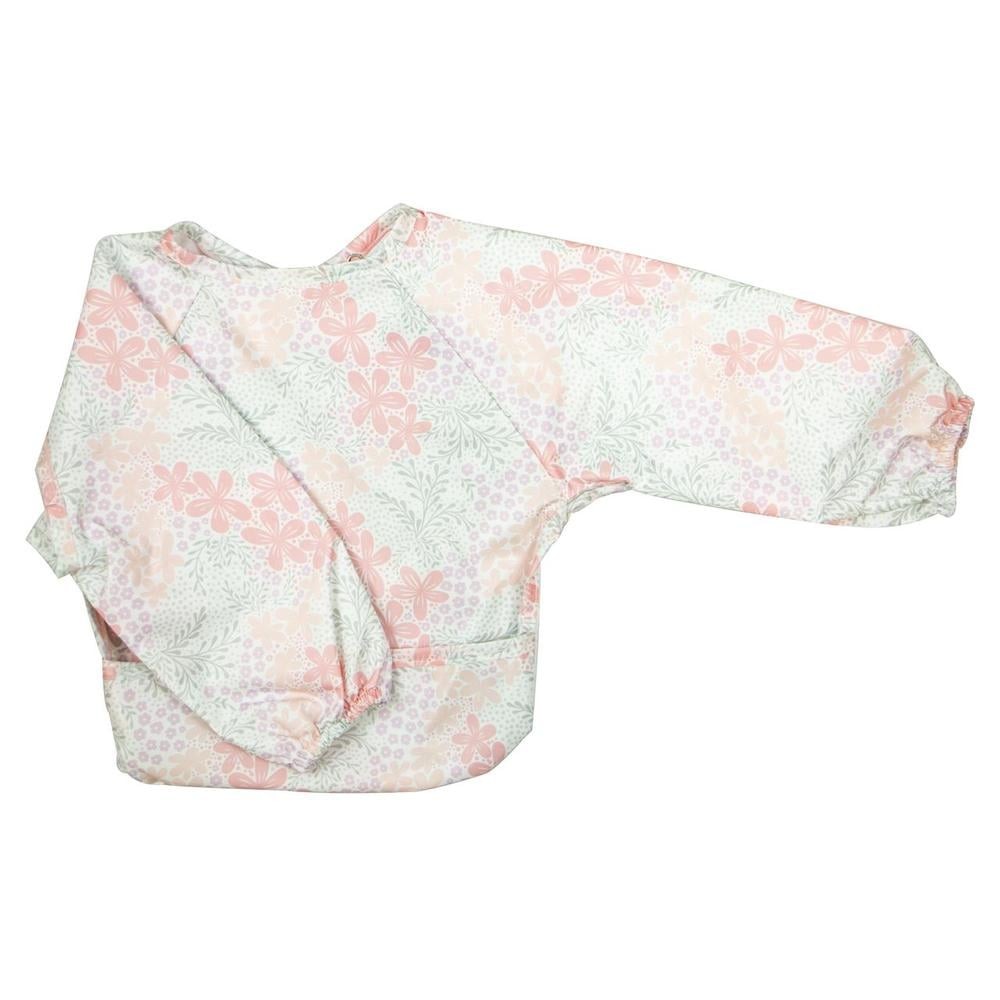 Silly Billyz Wipe Clean Nylon Long Sleeves Bib (Bloom)