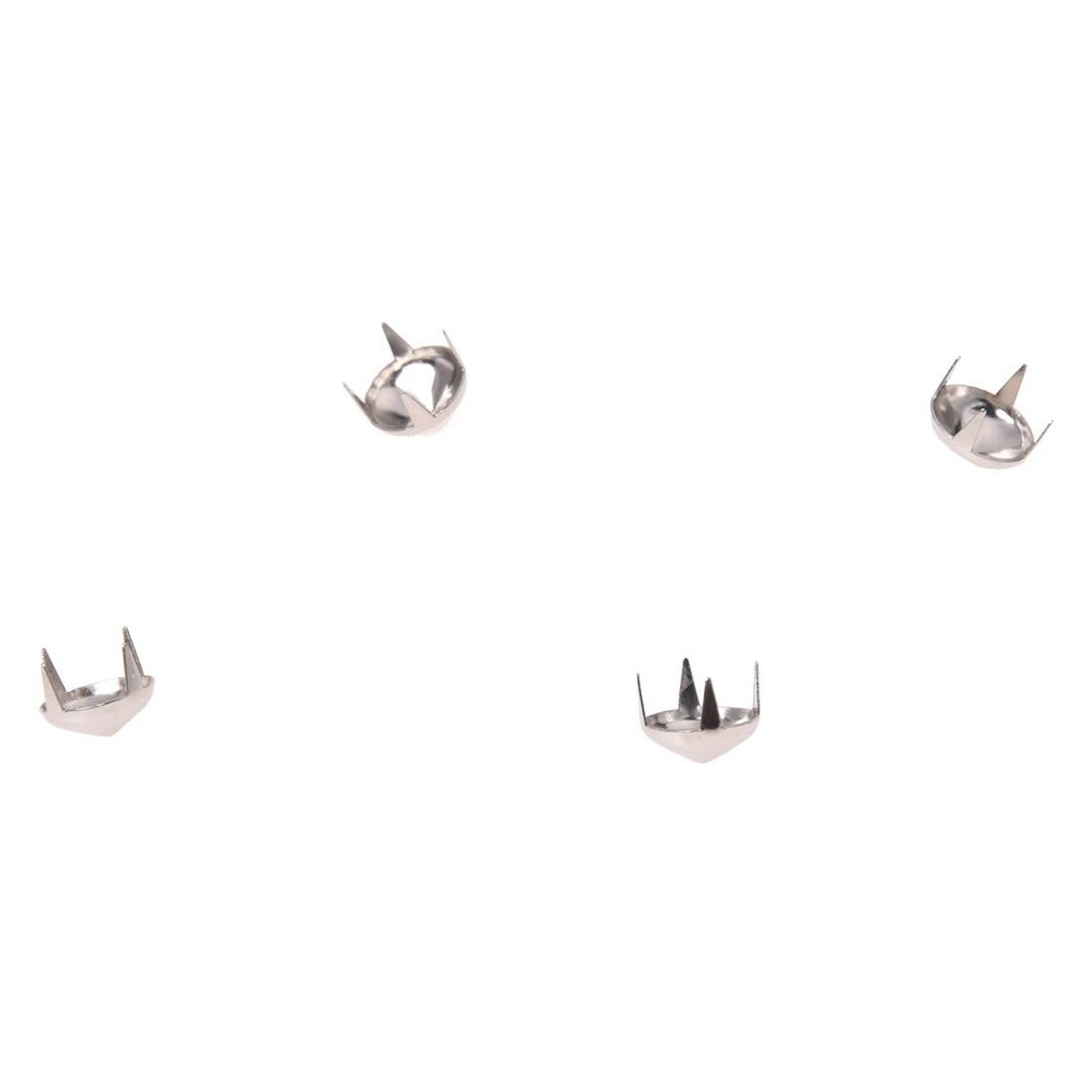 5X 100 Silver Copper Round Cone Rivet Spike Studs Spots DIY Rock Punk 8mm I9S1