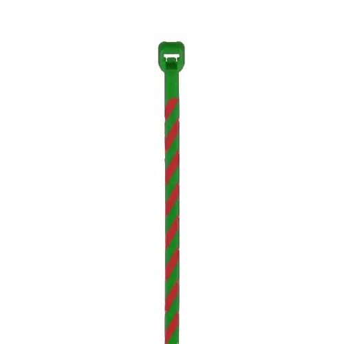 Panduit PLT1M-L5-2 GREEN / RED CABLE TIE MINIATURE (package of 100)