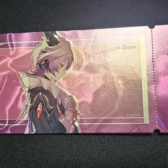 Genshin Impact Doryn Laser Ticket - Unopened Official Item