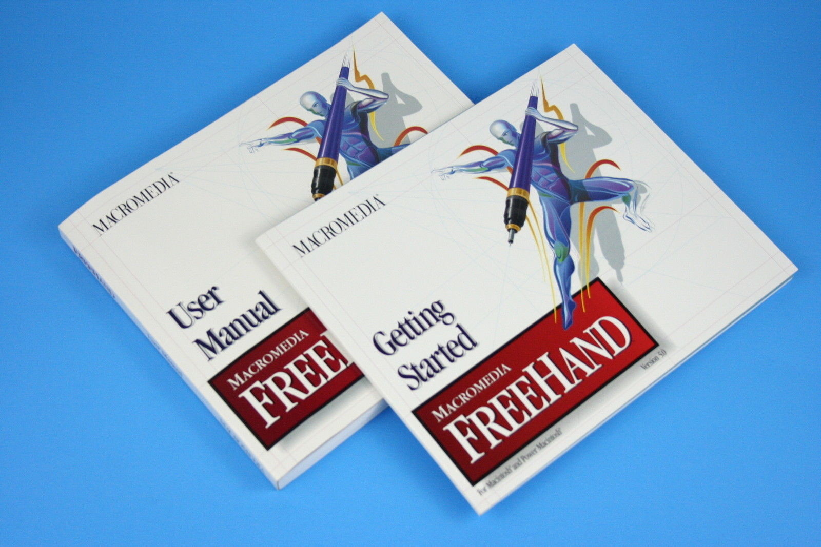 Macromedia Freehand 5.0 Mac User Manual and Getting Started Books