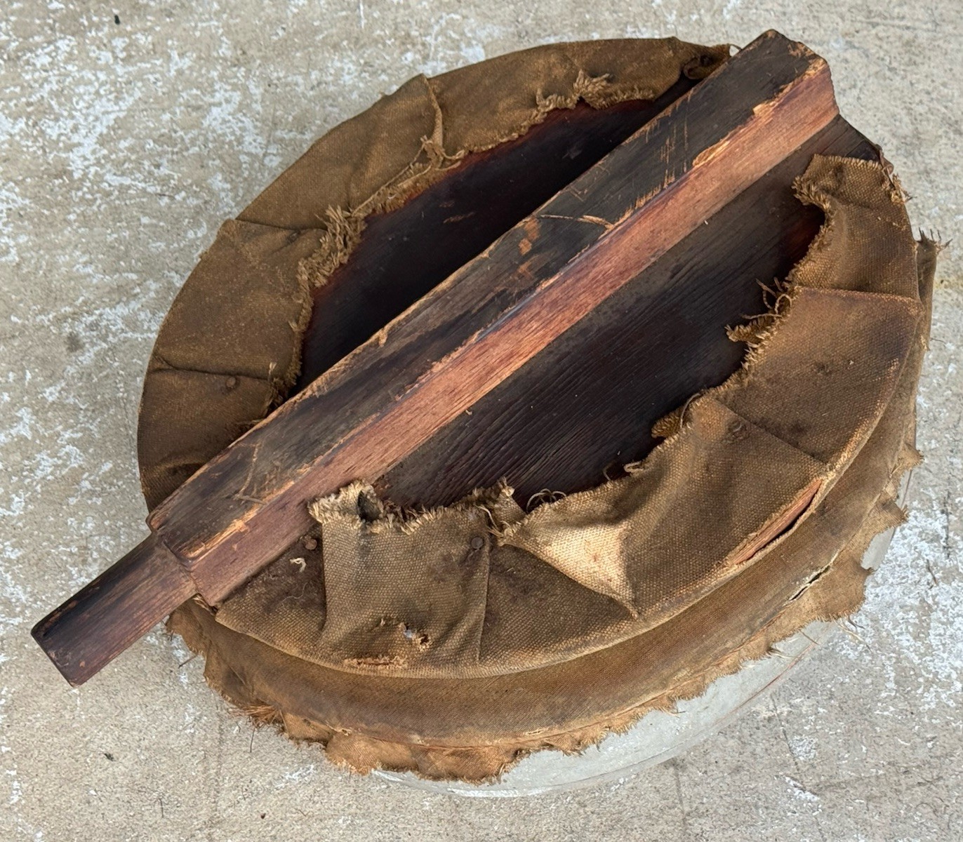 Antique Hat Making Press Millinery Cowboy Form Mold / F&M Hat Factory Denver Pa