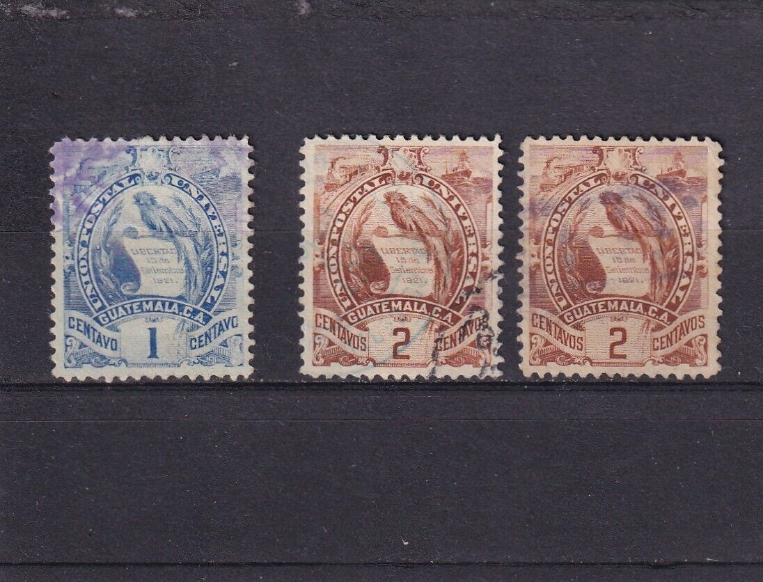 SA20d Guatemala 1886 Coat of Arms used stamps