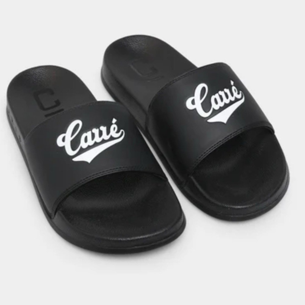 Carré men's Simplicita Classique Black Slide Sandals large EU 42 size 9