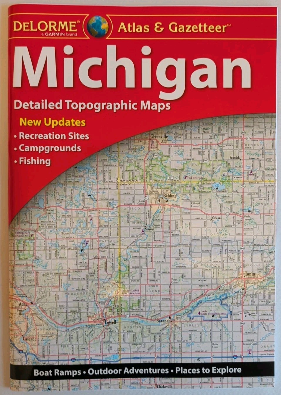 Delorme Atlas & Gazetteer: Michigan (Paperback or Softback)