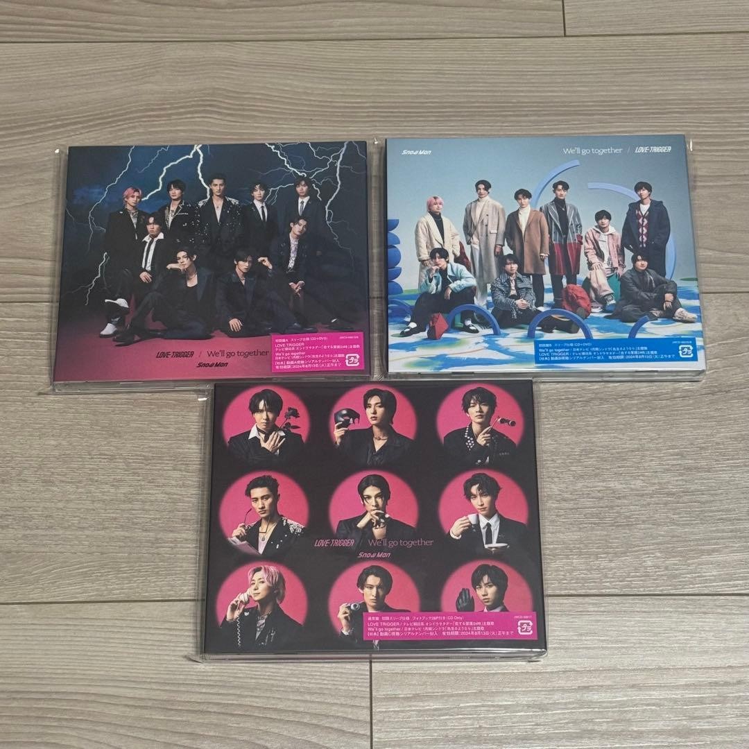 Snow Man CD: First Press Edition A, B & Regular Edition - 3 Disc Set