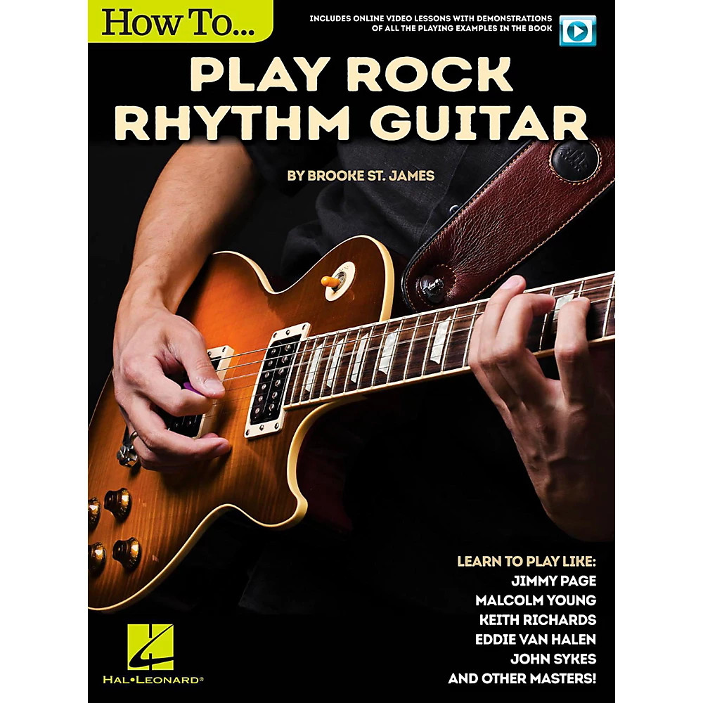 Hal Leonard How to Play Rock Rhythm Guitar - Book/Video Online