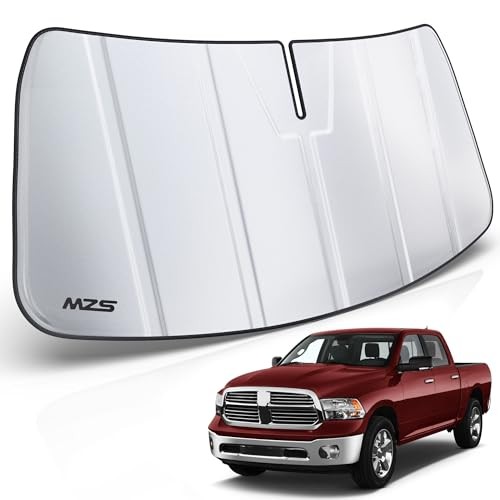  Windshield Sun Shade Compatible with Ram 1500 2009-2018 / RAM 1500 2009-2018