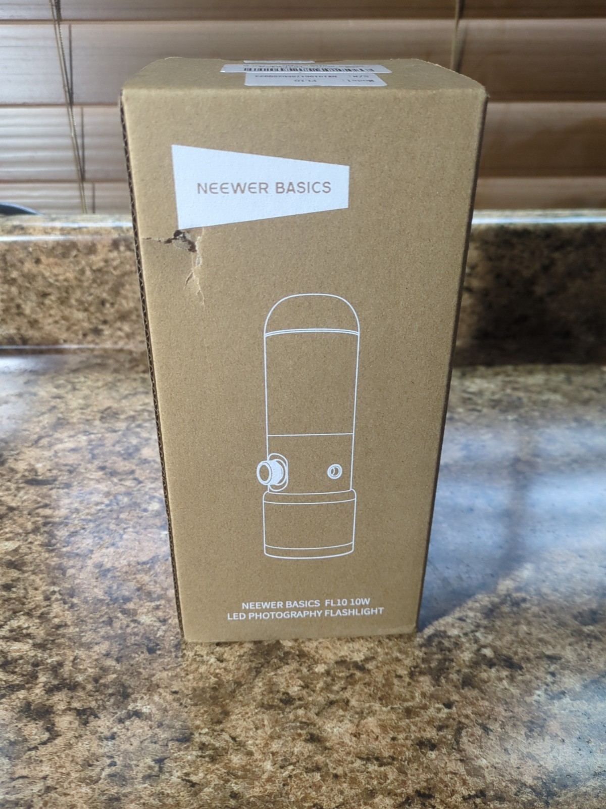 Neewer Basics FL10 10W RGB Photography Flashlight w/ 4 Colors & 20 Gobo Filters