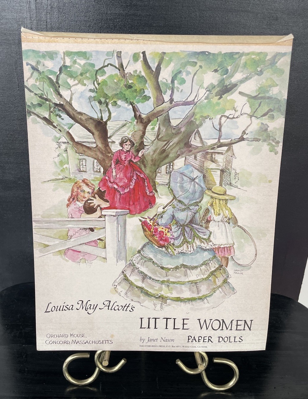 Vintage 1981 Little Women Paper Doll Set Illustrated By Janet Nelson Paperback