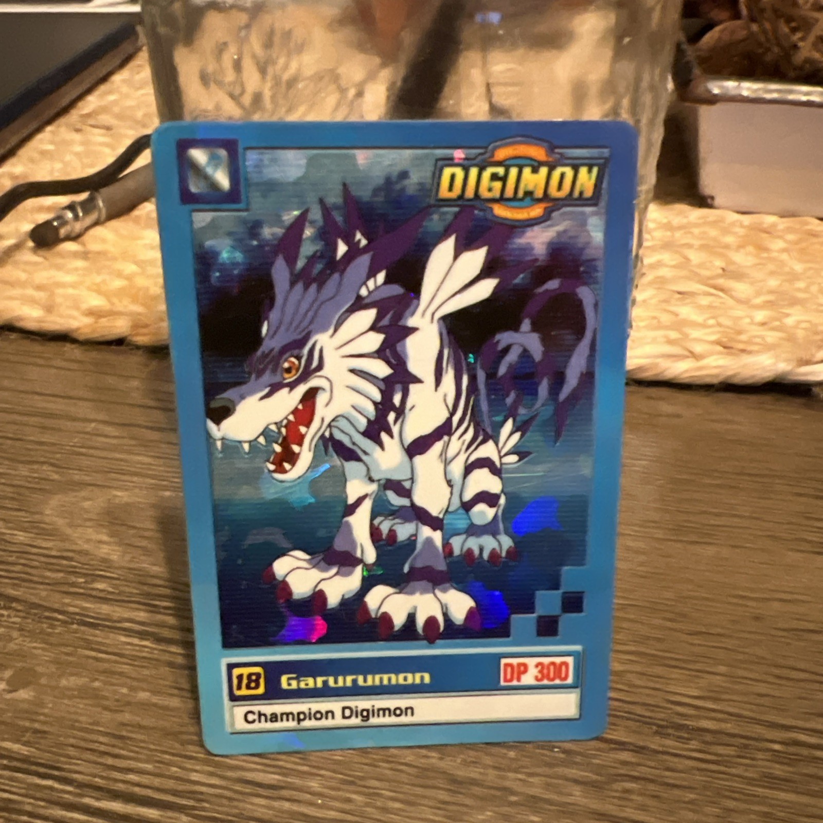 1999 Digimon Card Deck - Garurumon Prism - Collector's Item
