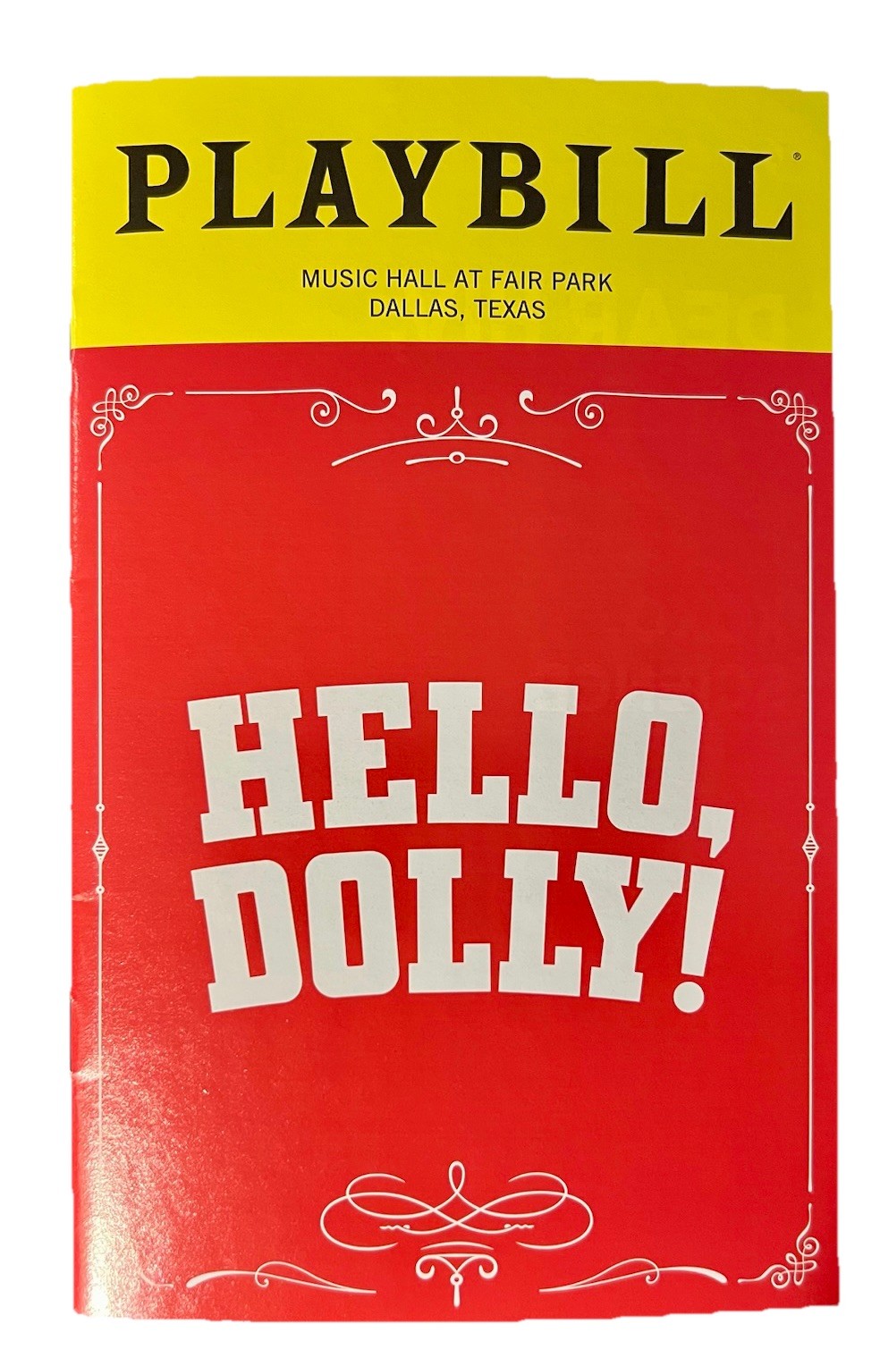 Playbill: Hello Dolly, Dallas, TX July 2019