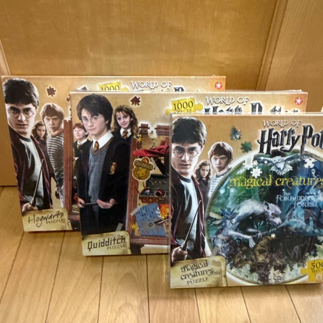 Harry Potter Puzzle Set 3 Types (500 1000 Pieces) by Winning Moves