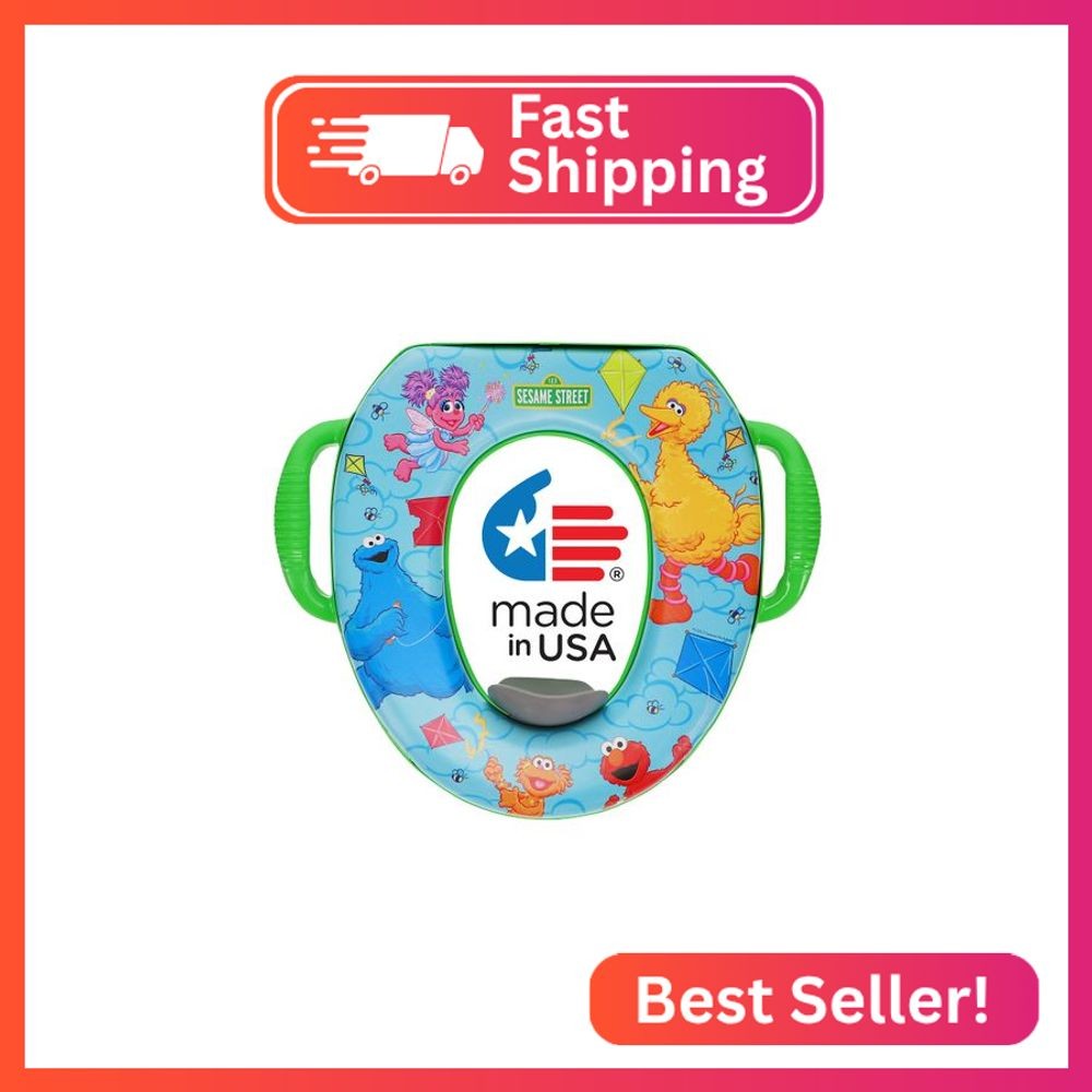 Sesame Street "Let's Fly a Kite" Soft Potty Seat and Potty Training Seat - Soft 