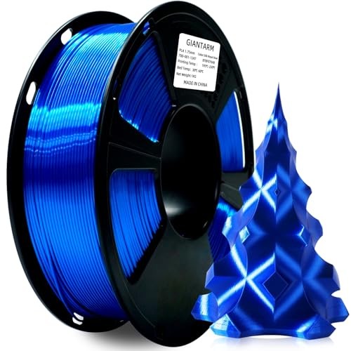  3D Printer Filament Filament, 1Kg(2.2lbs) Spool, 1.75mm Silk Royal Blue Pla