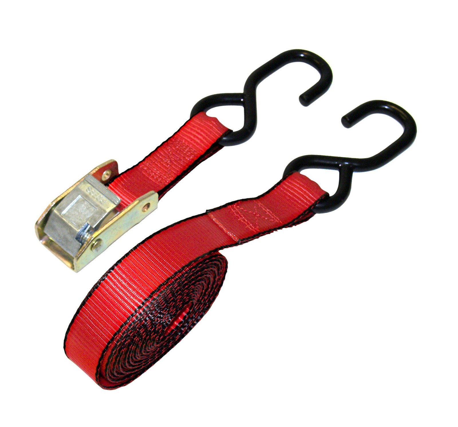 Everest Premium Cambuckle Straps – 1 PK – 1 1in x 15ft, Brilliant Red 