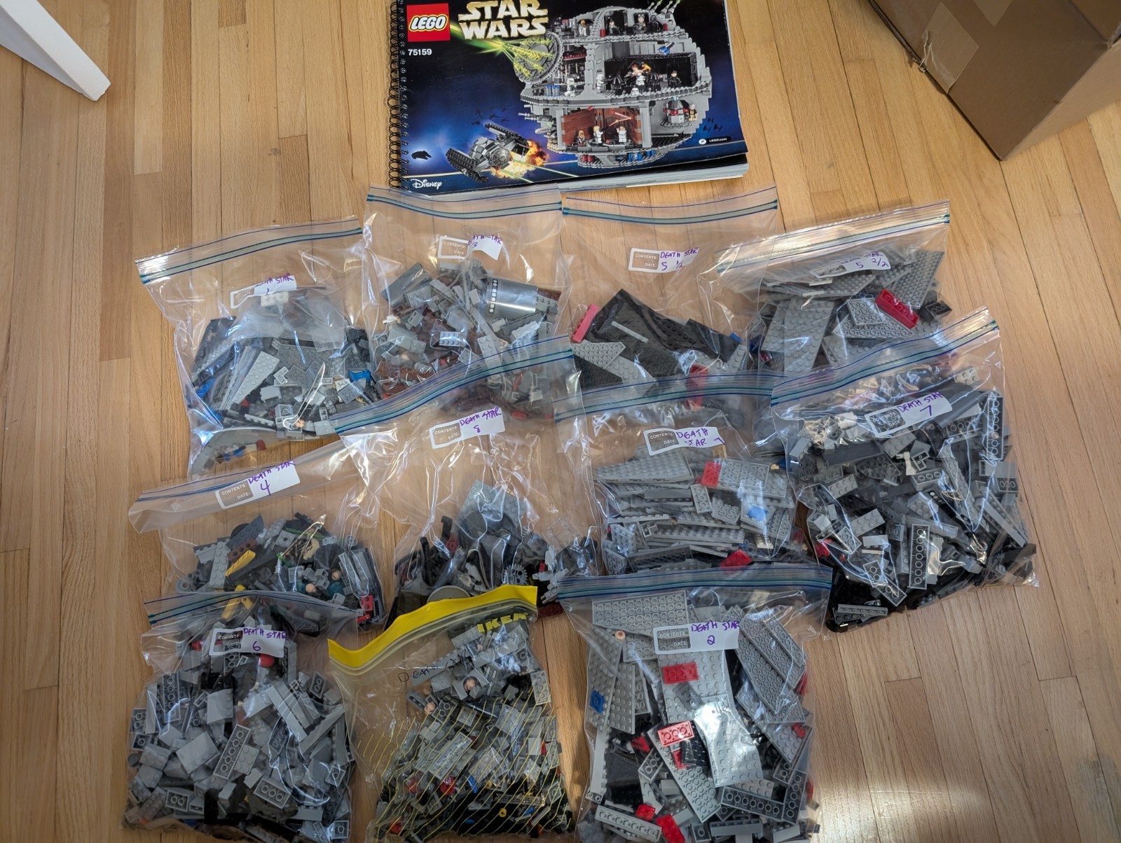 lego death star 75159 100% complete. No box