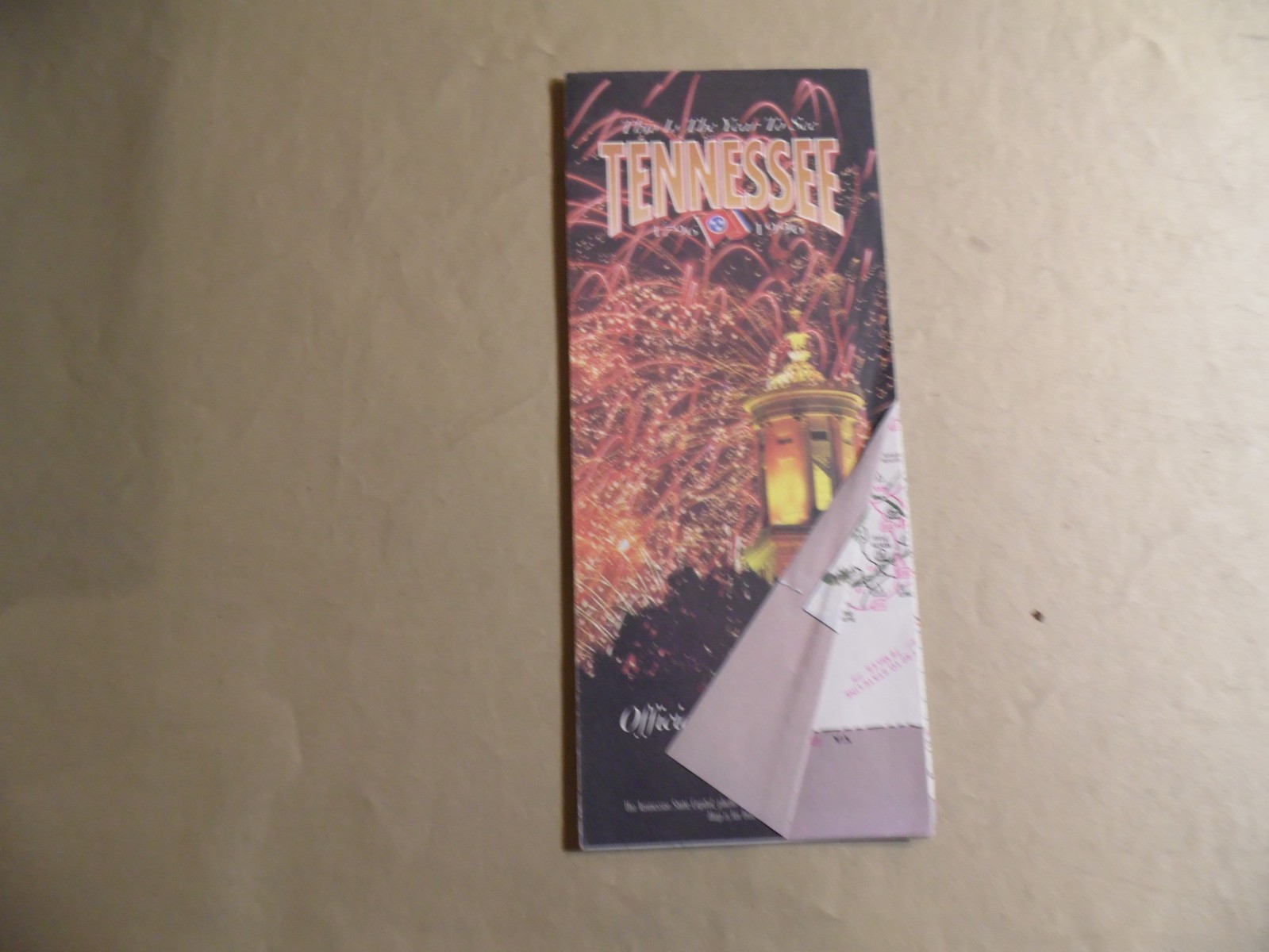 Tennessee Official Highway Map / Circa 1996 / Free Domestic Shipping