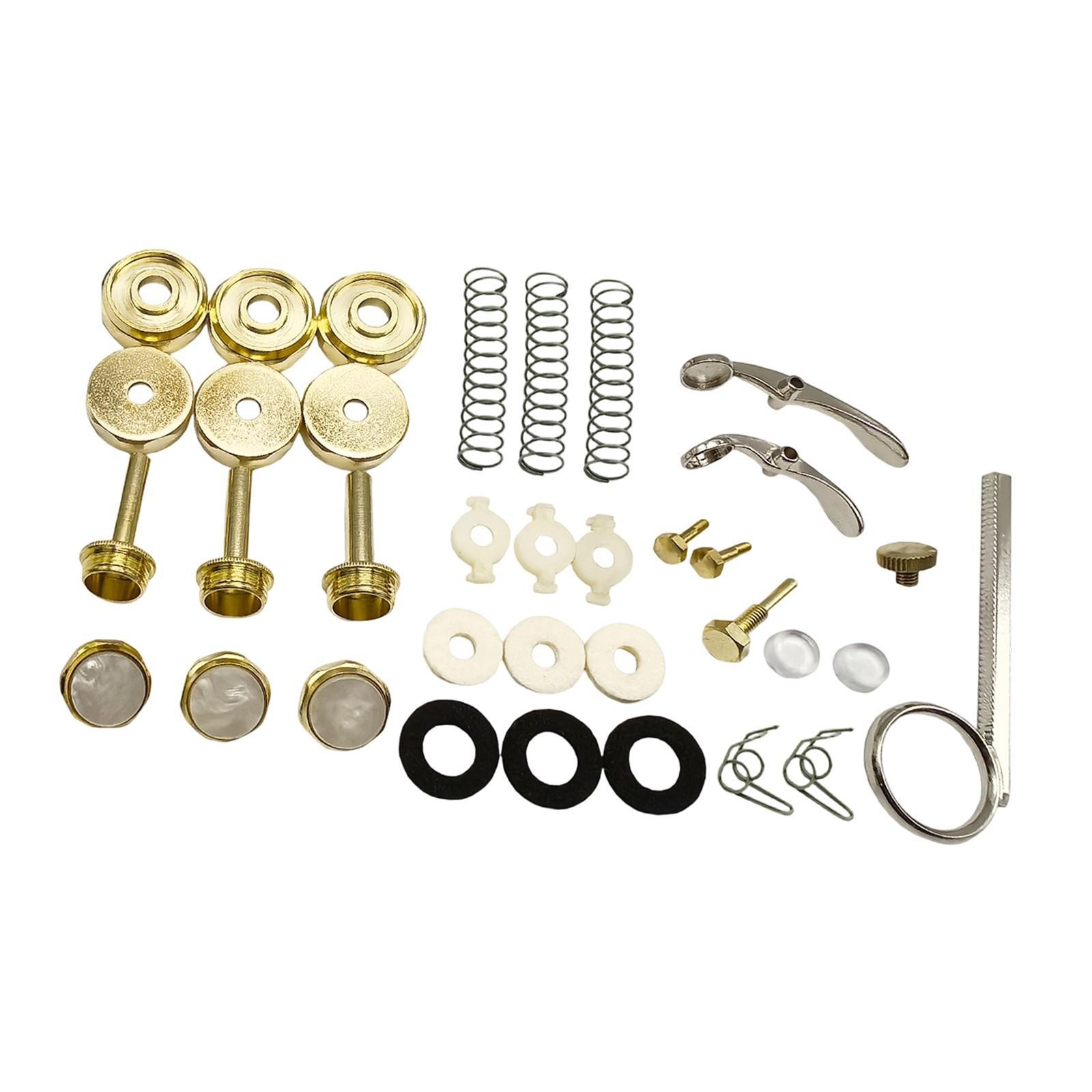 Trumpet Repair Kit Felt Washer for Brass Instrument Piston Stem Replacement