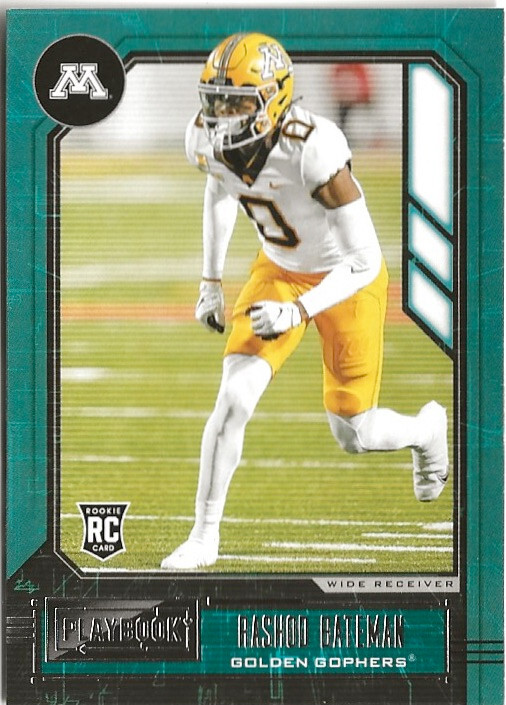 2021 Panini Playbook Rashod Bateman RC Baltimore Ravens (A)