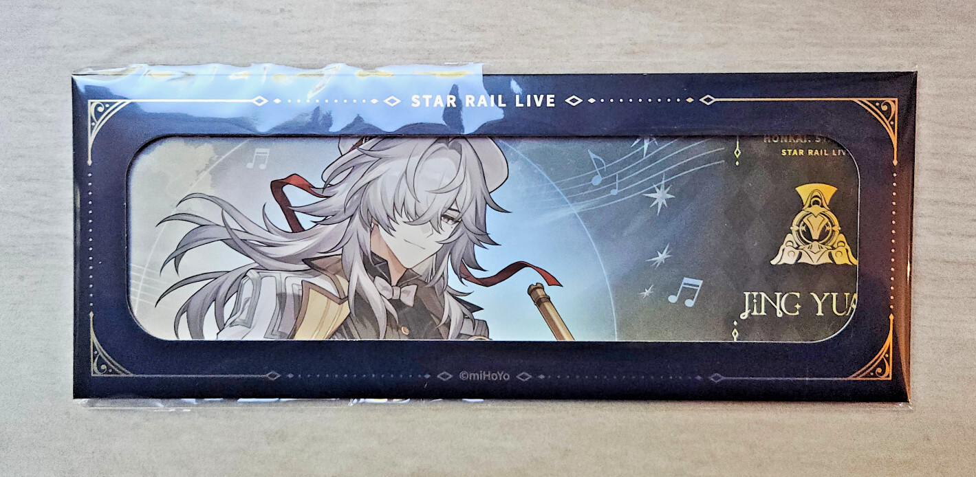Honkai Star Rail HSR Live 2025 Concert Irvine Jing Yuan Laser Ticket SEALED