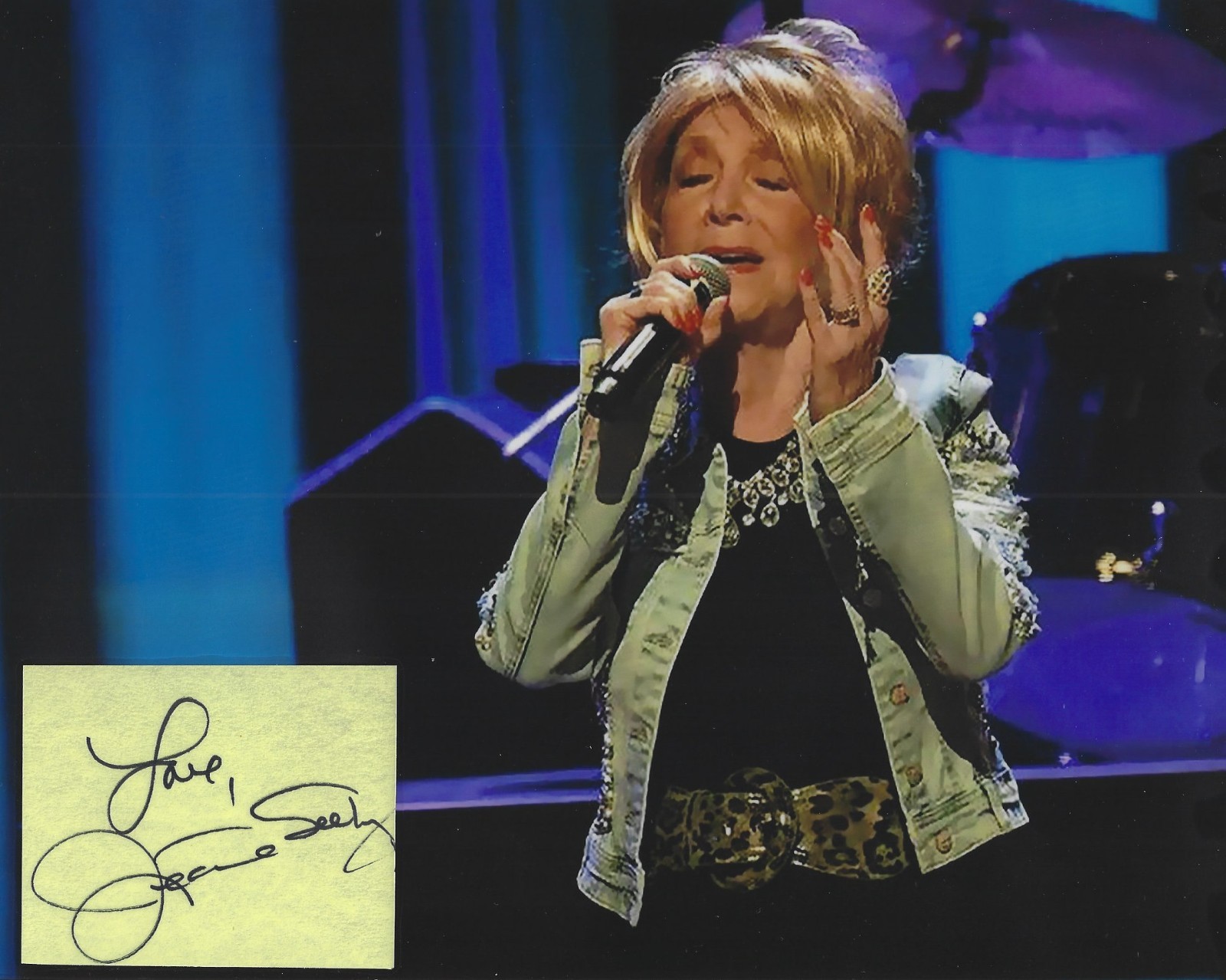 Jeannie Seely Autographed Signed 8x10 Photo - Country Music Singer - w/COA