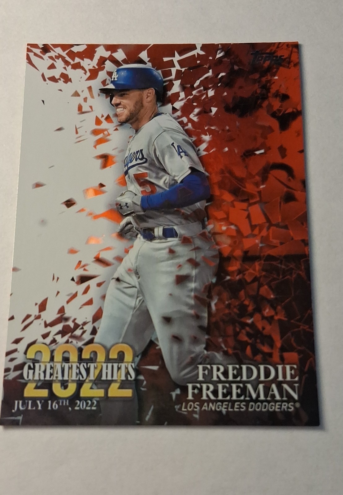 2023 Topps Series 1 - 2022's Greatest Hits Freddie Freeman #22GH-8