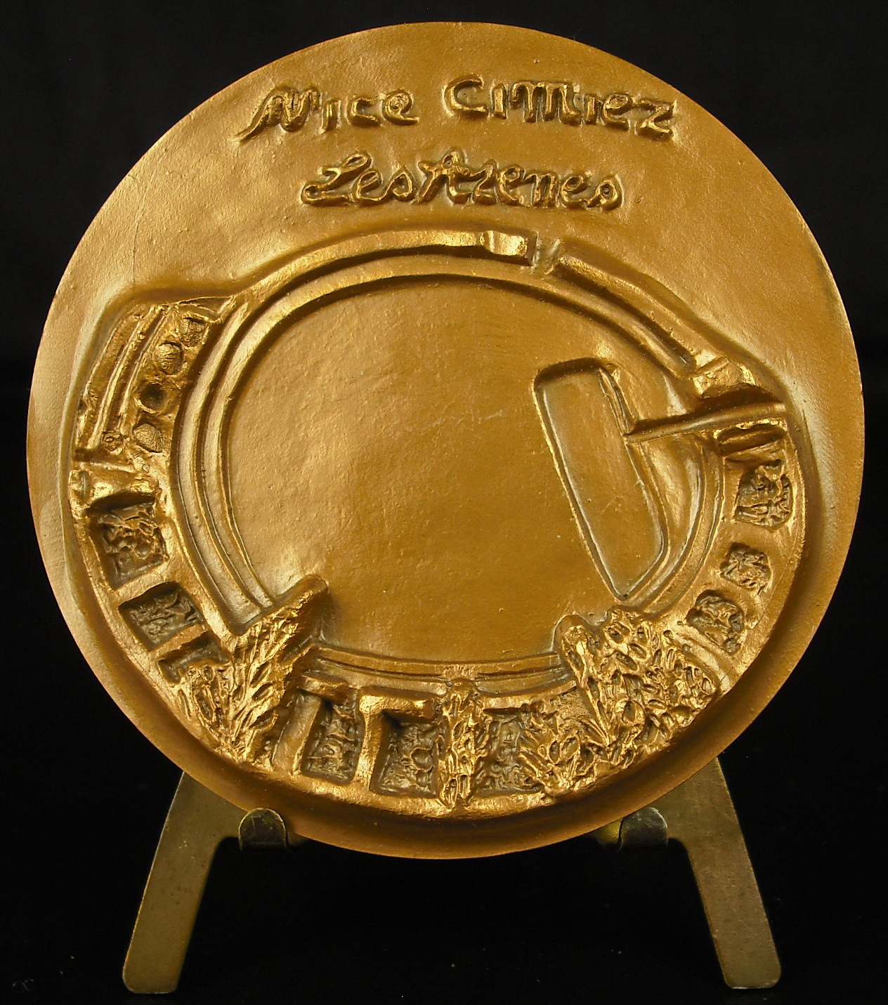 Medal Thermes Roman of Cimiez Nice Thermes - Northern Archaeology 68 MM Medal