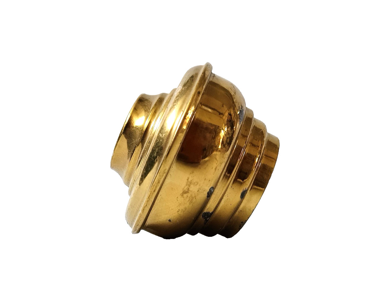 open end brass 2” Medium SHOULDER feet large version b6 bed vintage shape hollow