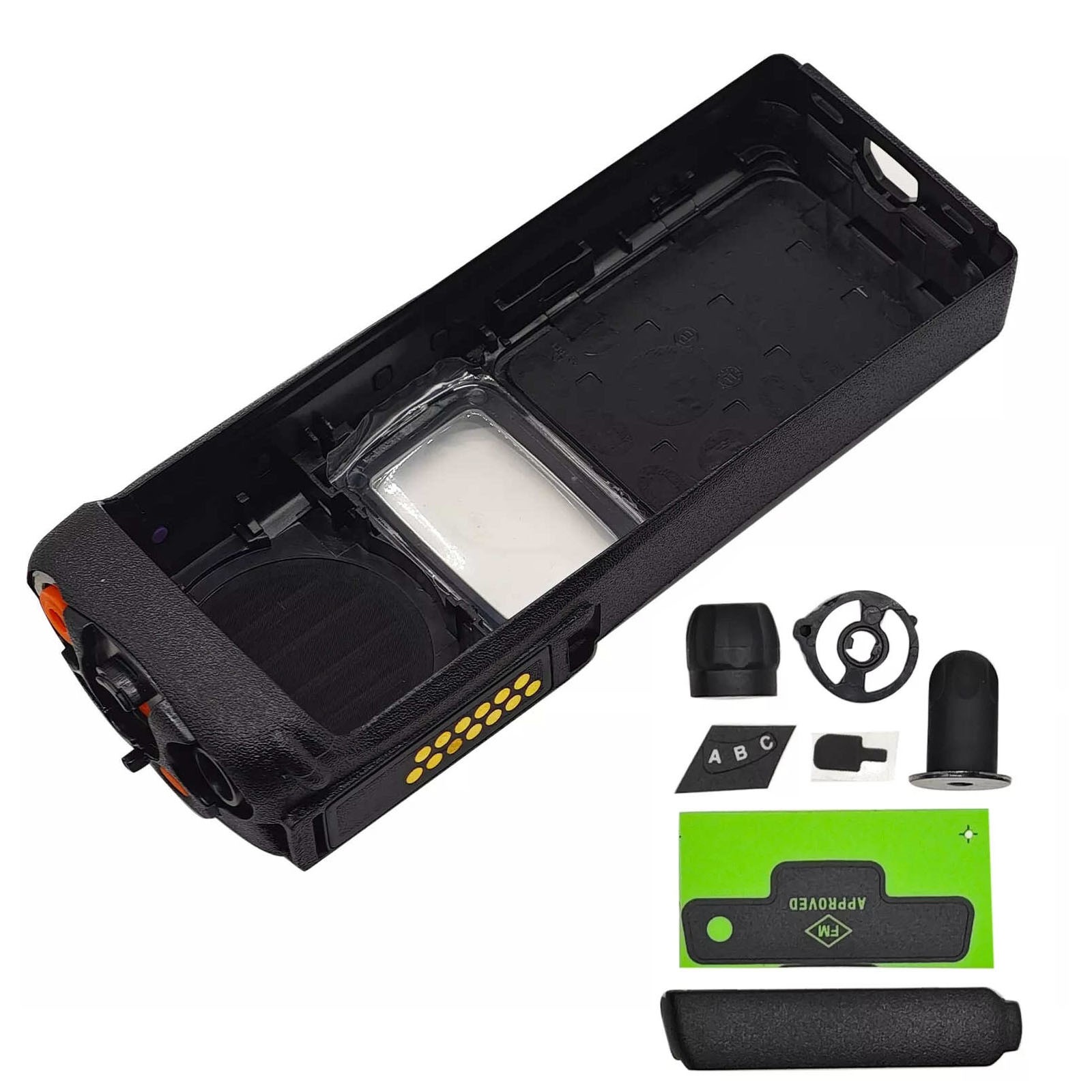 Replacement Front Housing Case Cover for XTS1500 Model 1.5 2-Way Radio Black