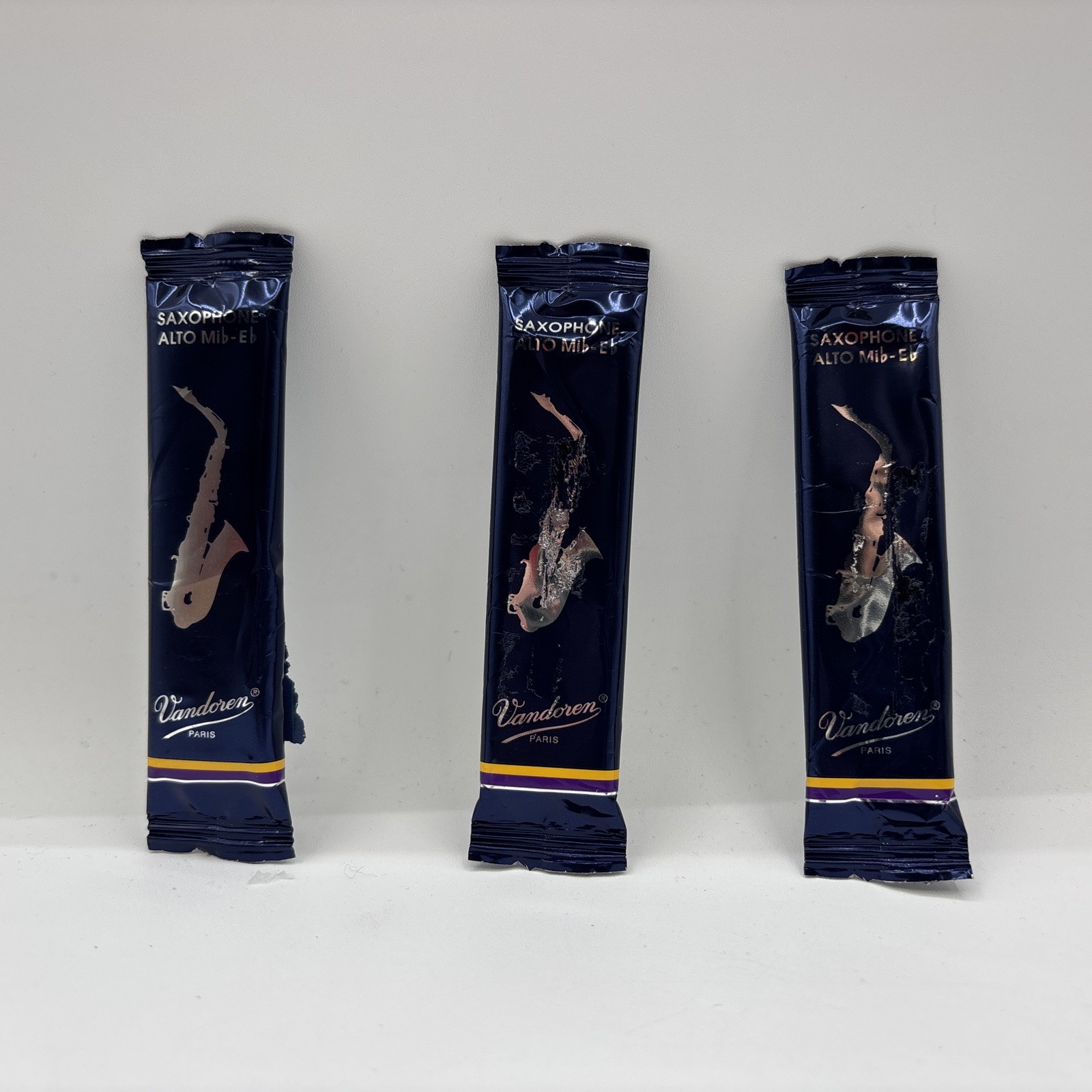 Vandoren Traditional Saxophone Alto Mlb-Eb Reed Flow Pack Lot Of 3