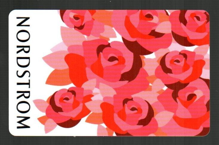 NORDSTROM Pink and Red Roses ( 2018 ) Gift Card ( $0 )