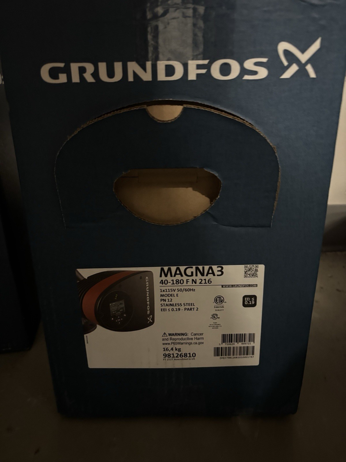 Grundfos MAGNA3 40-180 F N 216